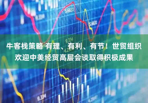 牛客栈策略 有理、有利、有节！世贸组织欢迎中美经贸高层会谈取得积极成果